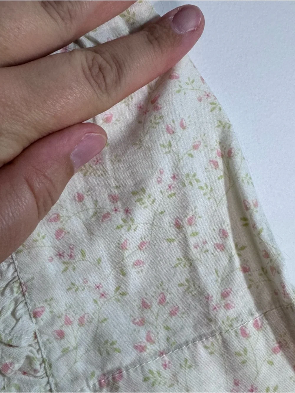 First Moments Ivory Floral Dress Bloomer Set 3-6M Cotton Ruffle NWT Baby
